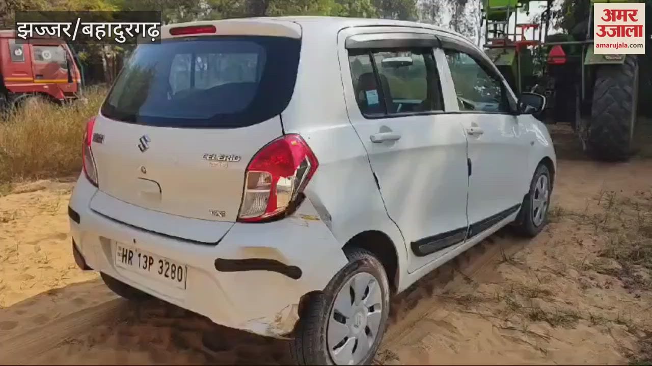 VIDEO : when farmer was stopped from burning stubble, attempt was made to run a tractor over the team In Jhajjar