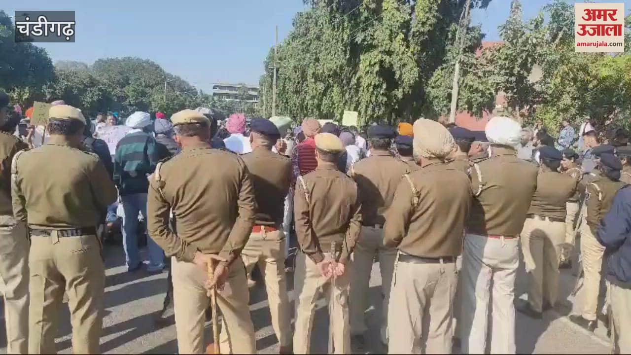 VIDEO : Students protest in PU regarding Senate elections