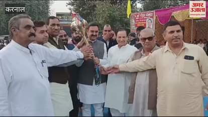 VIDEO : Assembly Speaker Harvinder Kalyan blessed the wrestlers in the Dangal