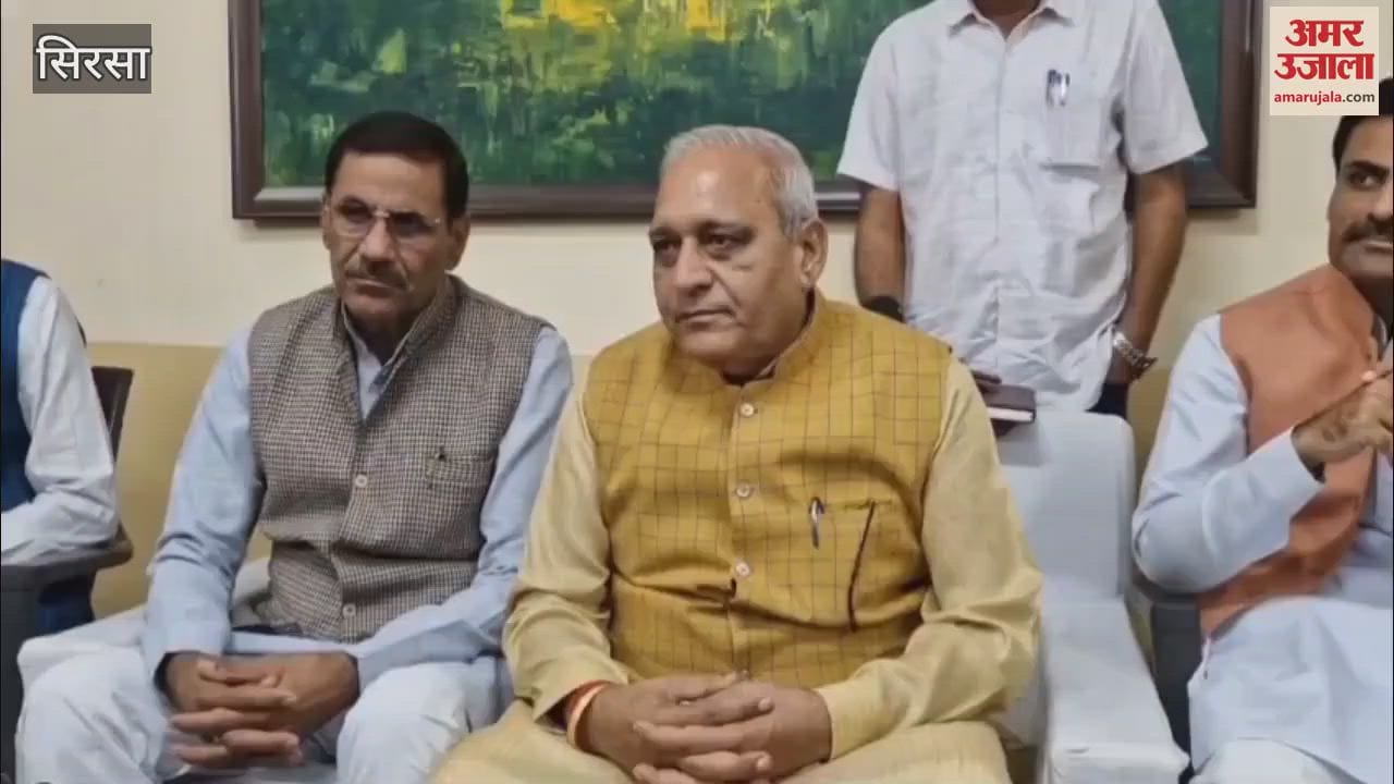 VIDEO : Minister Ranveer Gangwa said in Sirsa- If there was some problem in EVM then how did Kumari Selja win from Sirsa