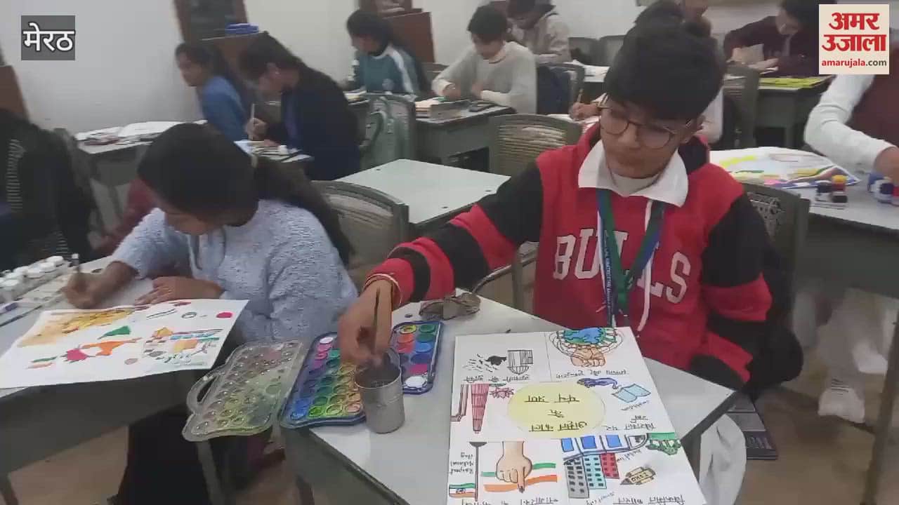 VIDEO : Meerut: एक से बढ़कर एक कलाकृतियां कागज पर उकेरीं