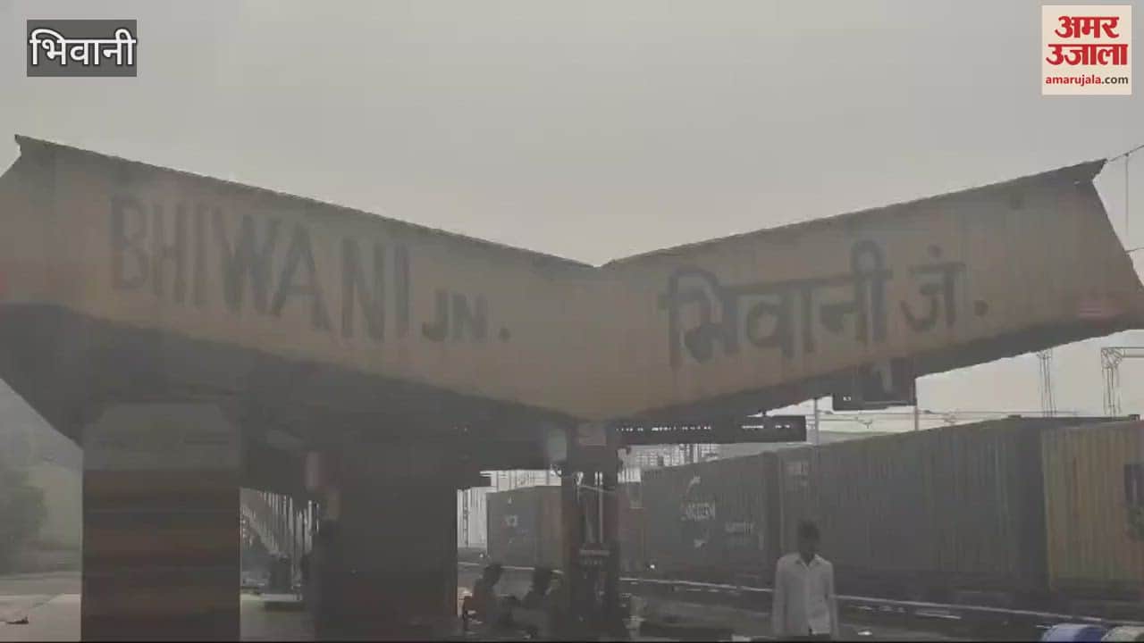 VIDEO : work of washable apron on platform number one of Bhiwani Junction is in final stage