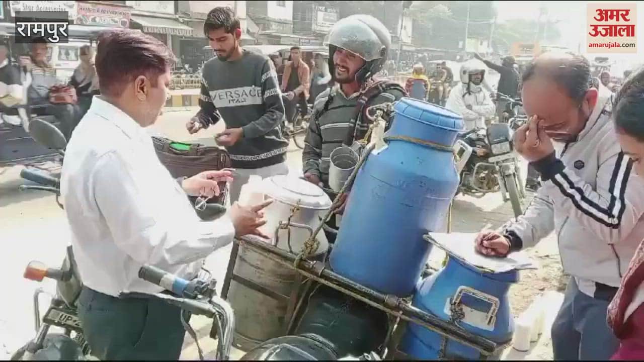 VIDEO : Five samples of milk and cheese were taken in Rampur and sent to the laboratory for testing