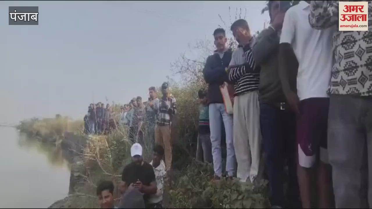 VIDEO : ASI car fell into UBDC canal in Pathankot, girl died