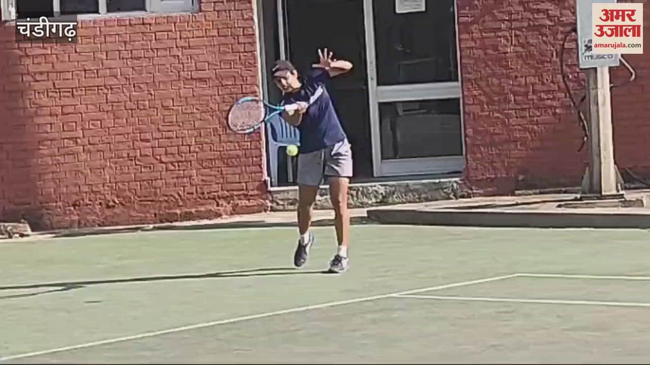 VIDEO : Tennis players clashed in CLTA in Sector 10