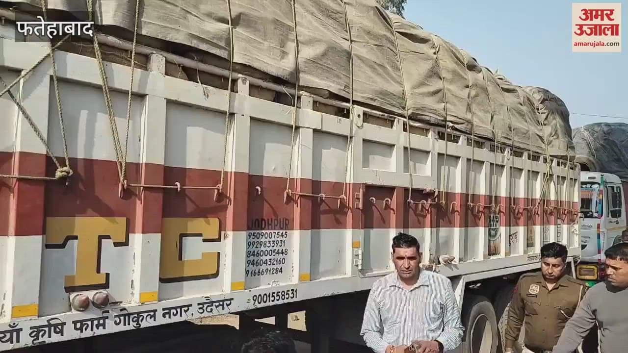 VIDEO : CM Flying and RTA team issued challans for overloaded vehicles in Tohana
