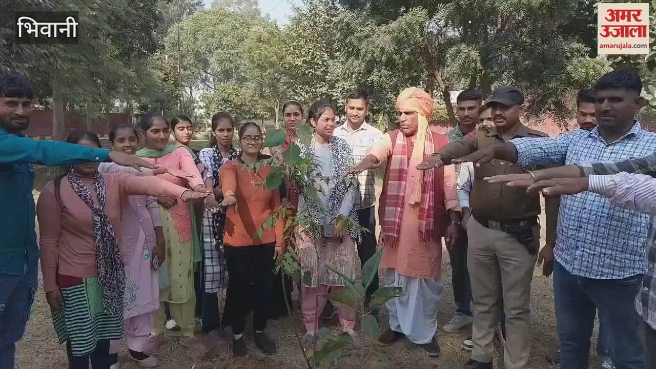 VIDEO : Triveni Baba and Police ASI are creating environmental awareness among the youth in Bhiwani
