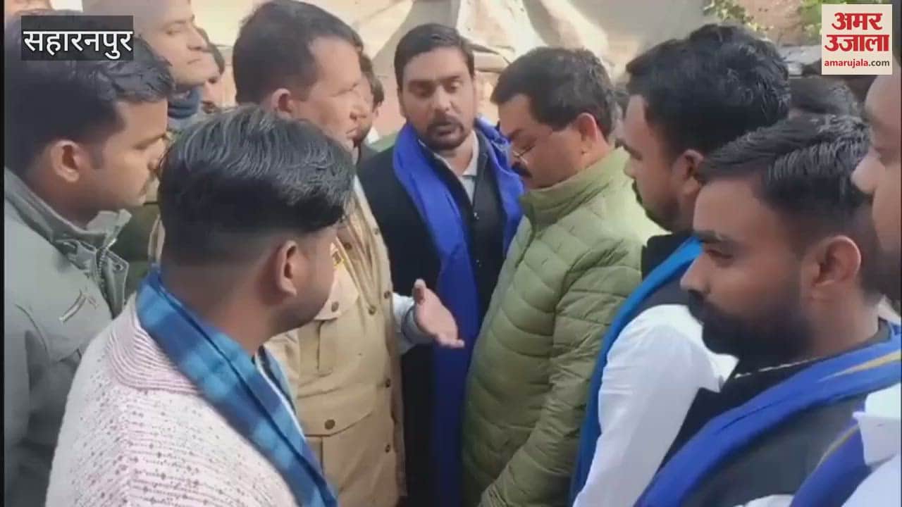 VIDEO : Saharanpur: National President of Bhim Army Jai Bhim Manjeet Singh under house arrest.