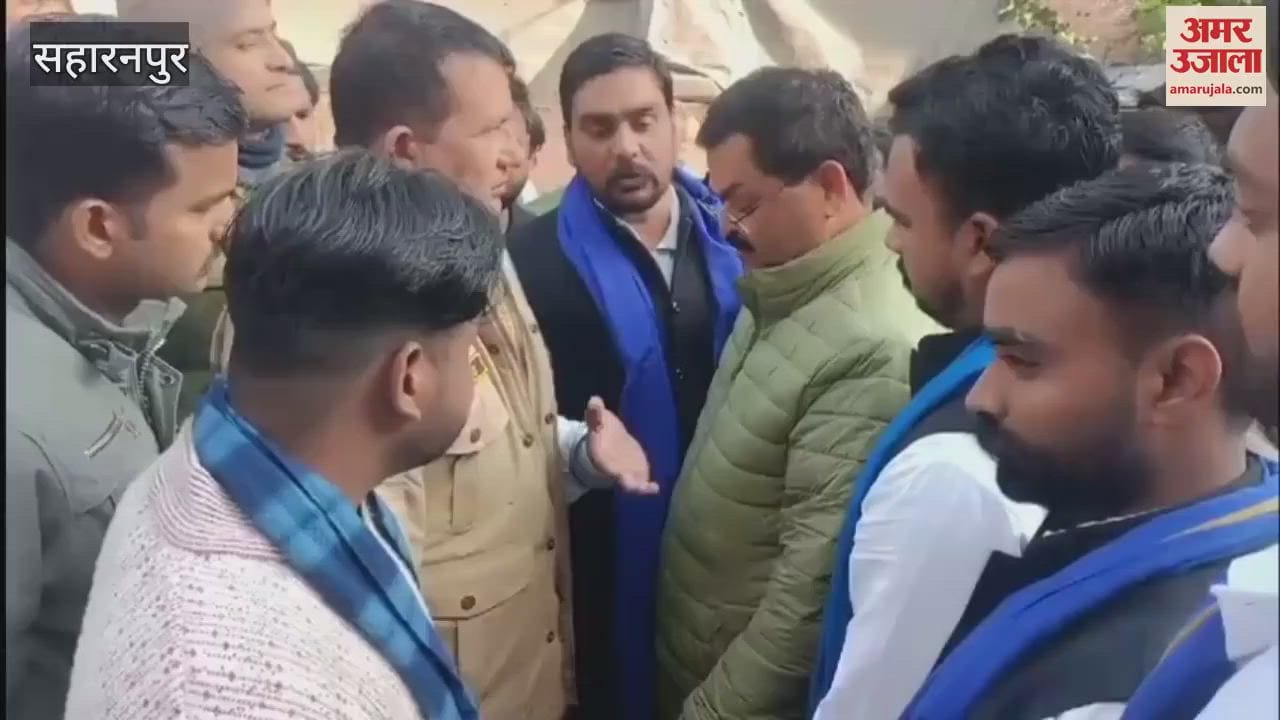VIDEO : Saharanpur: National President of Bhim Army Jai Bhim Manjeet Singh under house arrest.