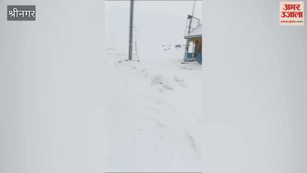 VIDEO : Snowfall in Razdan Top made the valley even more beautiful