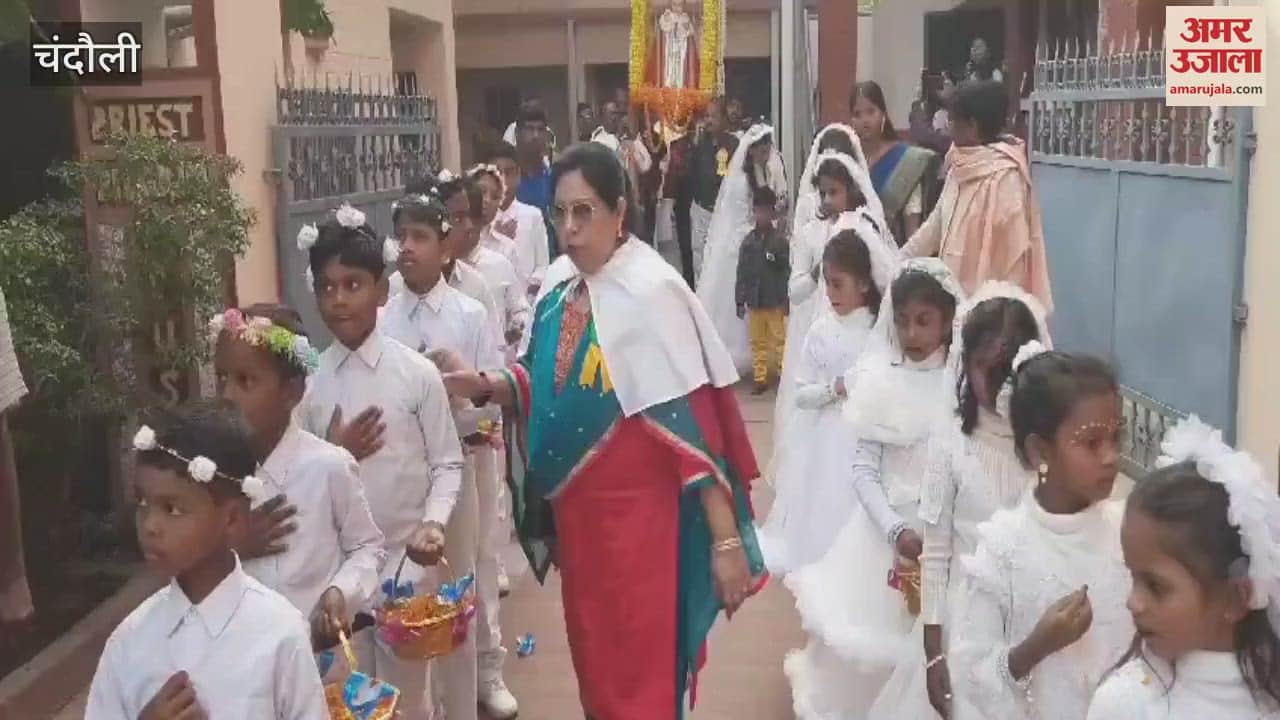 VIDEO : Peace Procession Christian community annual event Child Jesus toured church interesting story