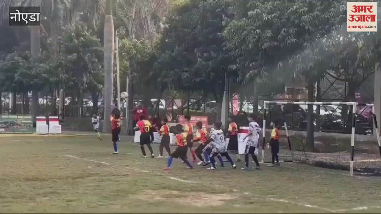 VIDEO : First day of Noida Premier Baby League football tournament