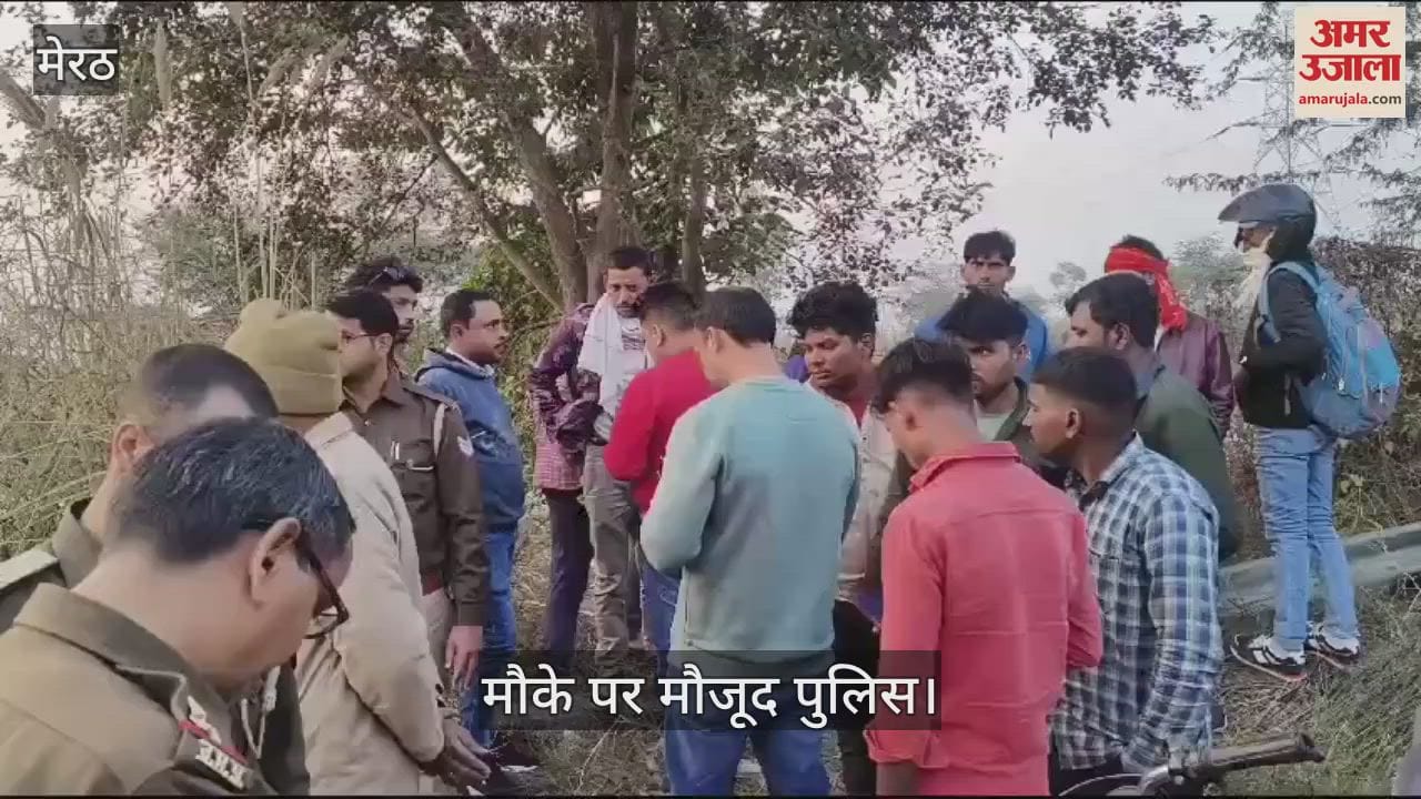 VIDEO : Truck overturned in Ganganahar after breaking the barrier on Kanwar track road in Sardhana, driver dies