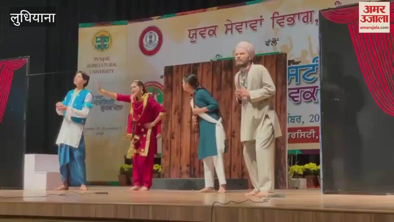 VIDEO : Participants presented skits at Punjab State Inter-University Youth Festival
