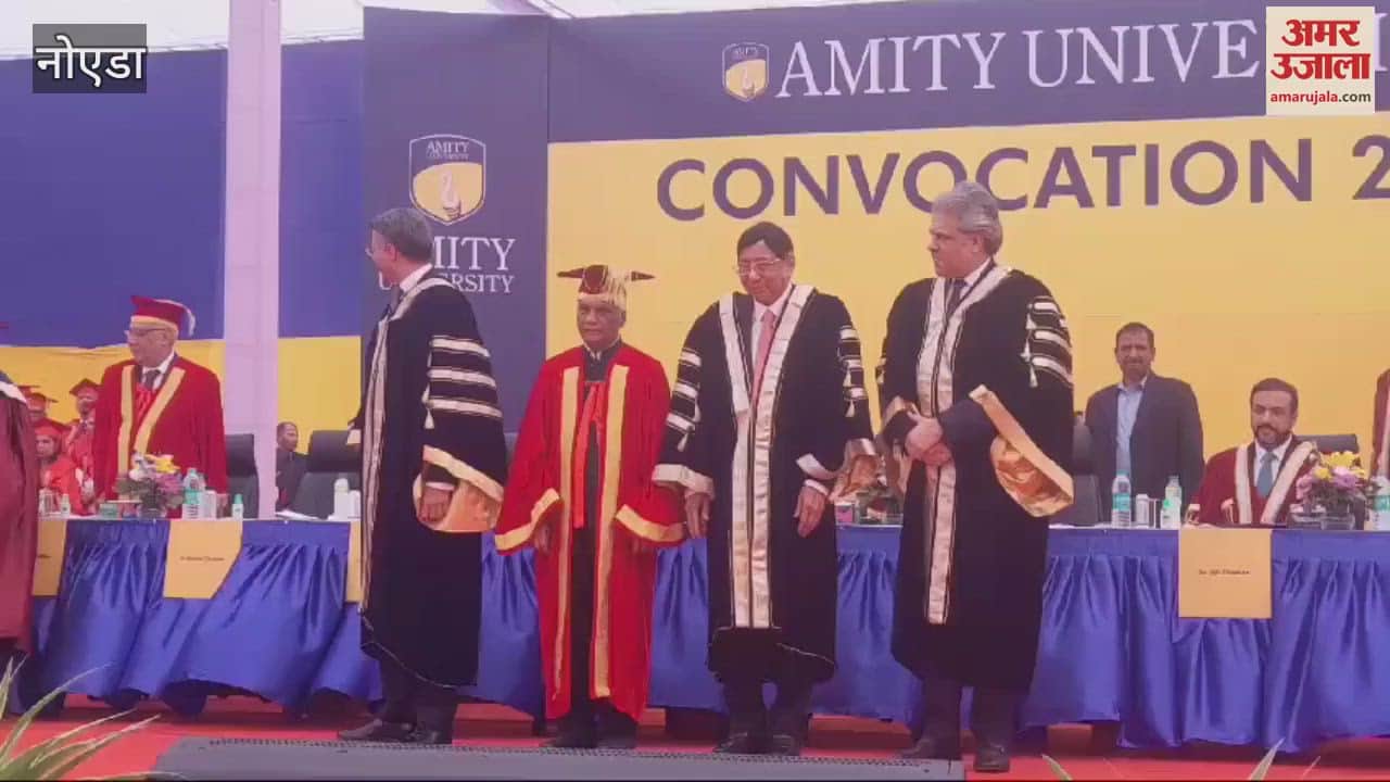 VIDEO : Three-day convocation ceremony begins at Amity University