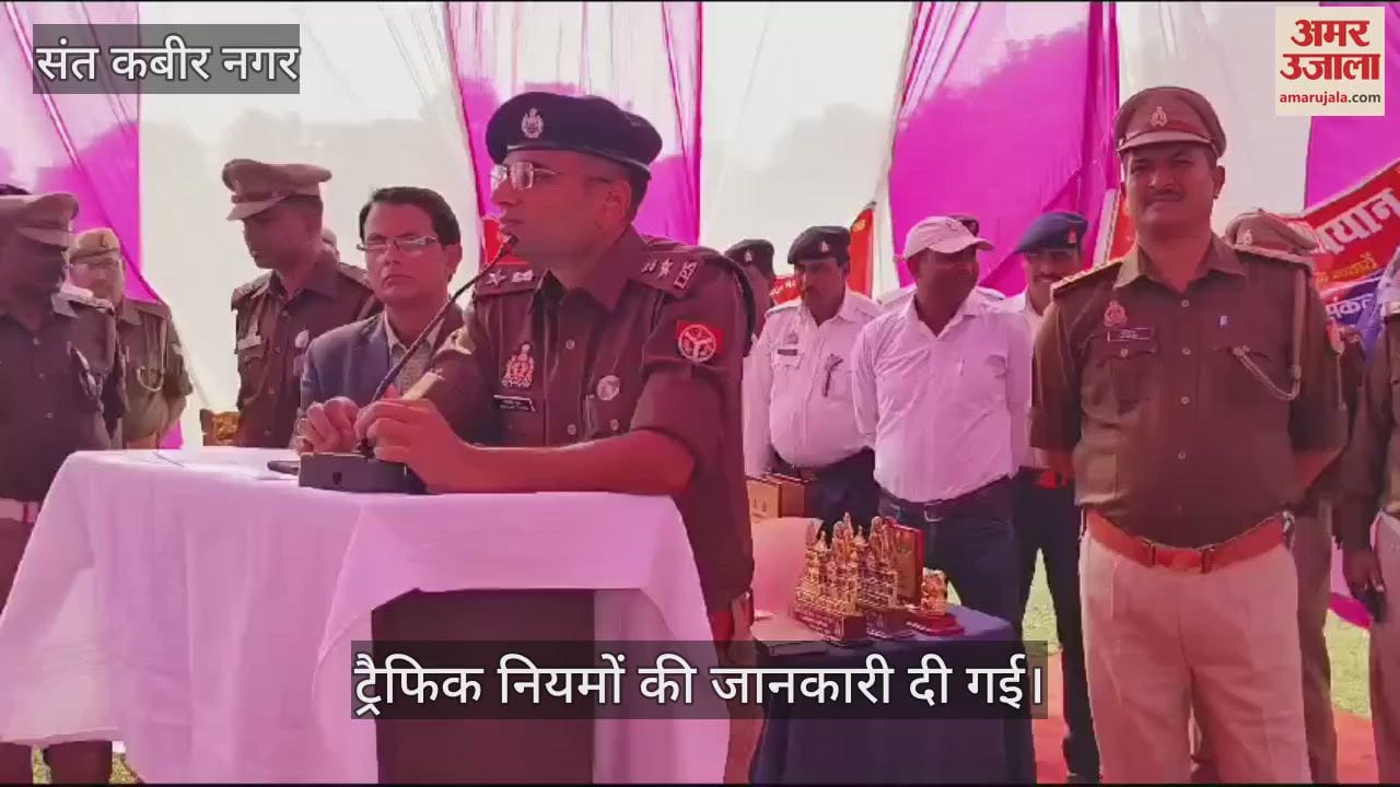 VIDEO : Made aware about traffic, appealed to follow traffic rules while driving