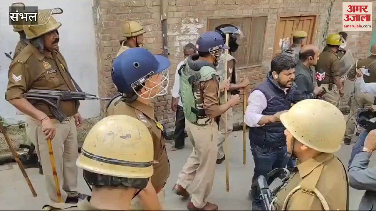 VIDEO : Shops started opening in Sambhal market, the city gradually started becoming lively, video of violence