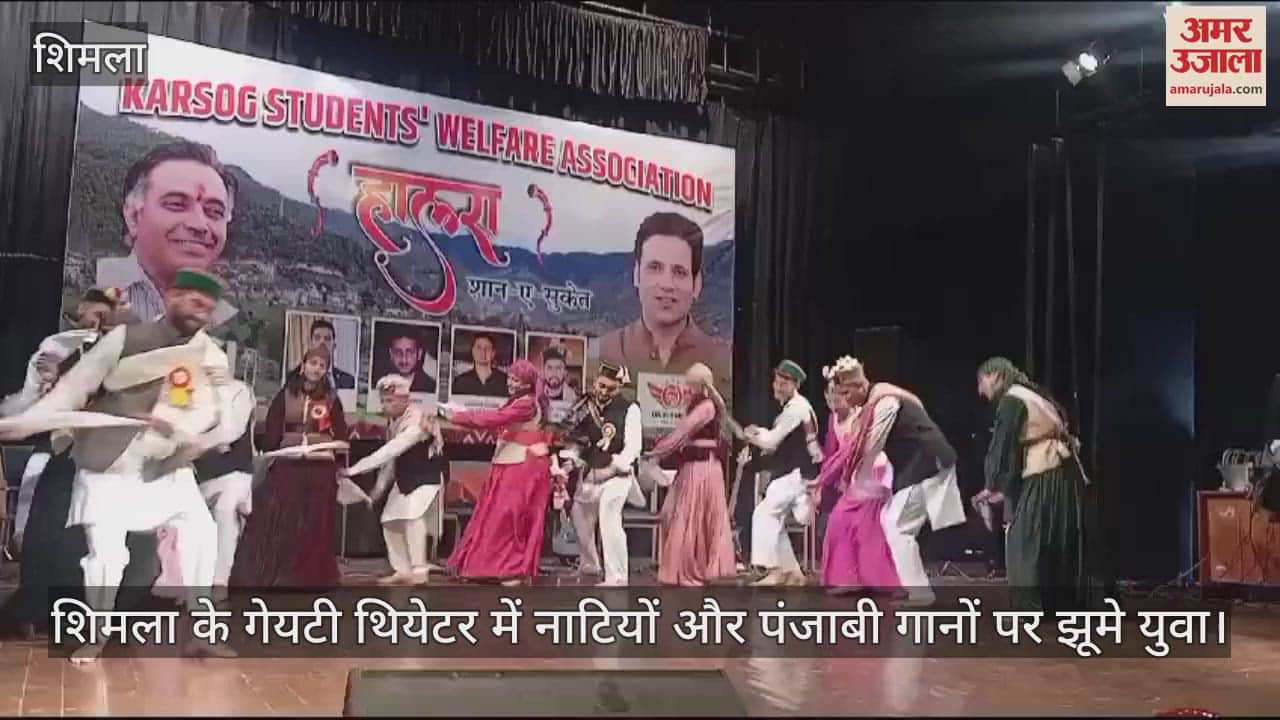 VIDEO : Youth danced to plays and Punjabi songs at Gaiety Theatre in Shimla