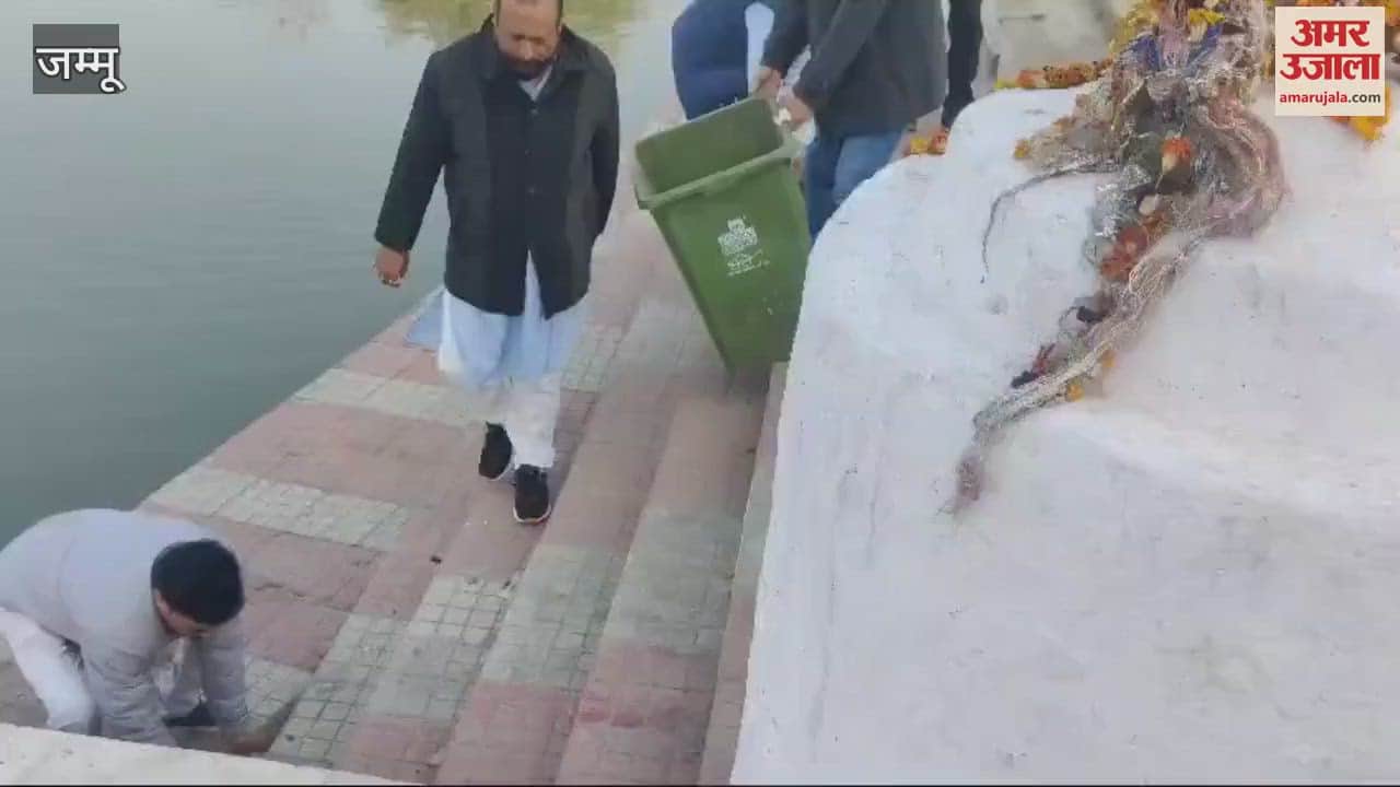 VIDEO : Bhandara organized in Baba Jitto temple: Devotees participated, cleaning campaign was also conducted