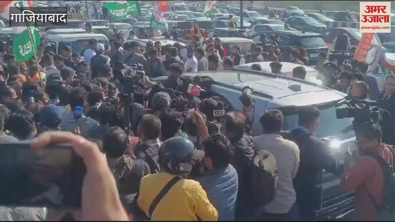 VIDEO : Rahul Gandhi reached Ghazipur border