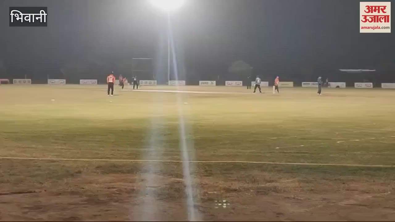 VIDEO : Cricket league match for disabled players on the lines of IPL started in Bhiwani