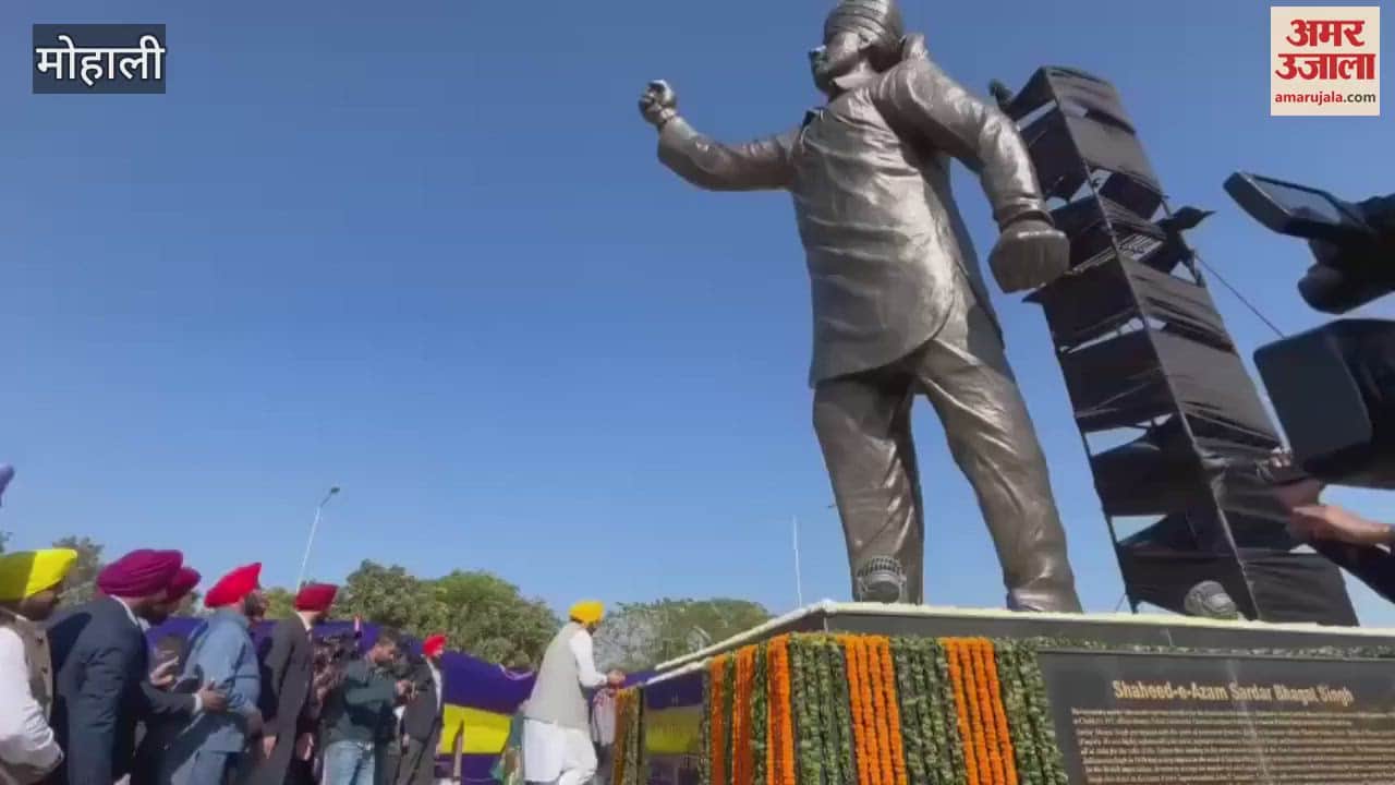 VIDEO : CM Bhagwant Mann Unveiled Statue Of Shaheed Bhagat Singh At Airport