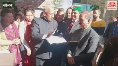 VIDEO : People met CM Sukhu in protest against making Kandaghat a Nagar Panchayat