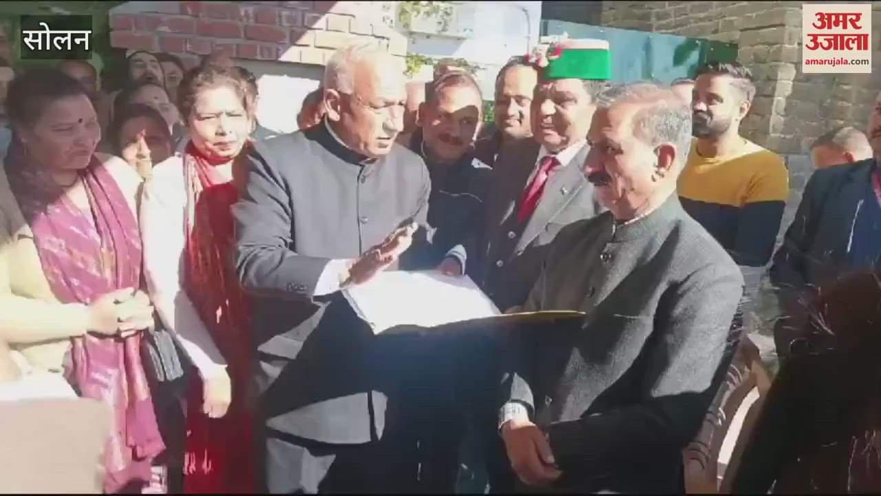 VIDEO : People met CM Sukhu in protest against making Kandaghat a Nagar Panchayat