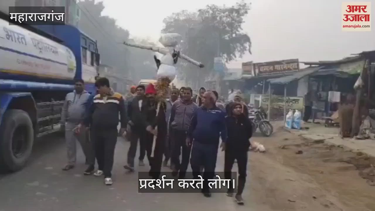VIDEO : Protest against atrocities on Hindus in Bangladesh, effigy burnt
