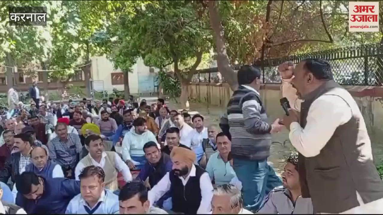 VIDEO : Strike of K employees continues in Karnal, protest against order of fixing equal pay