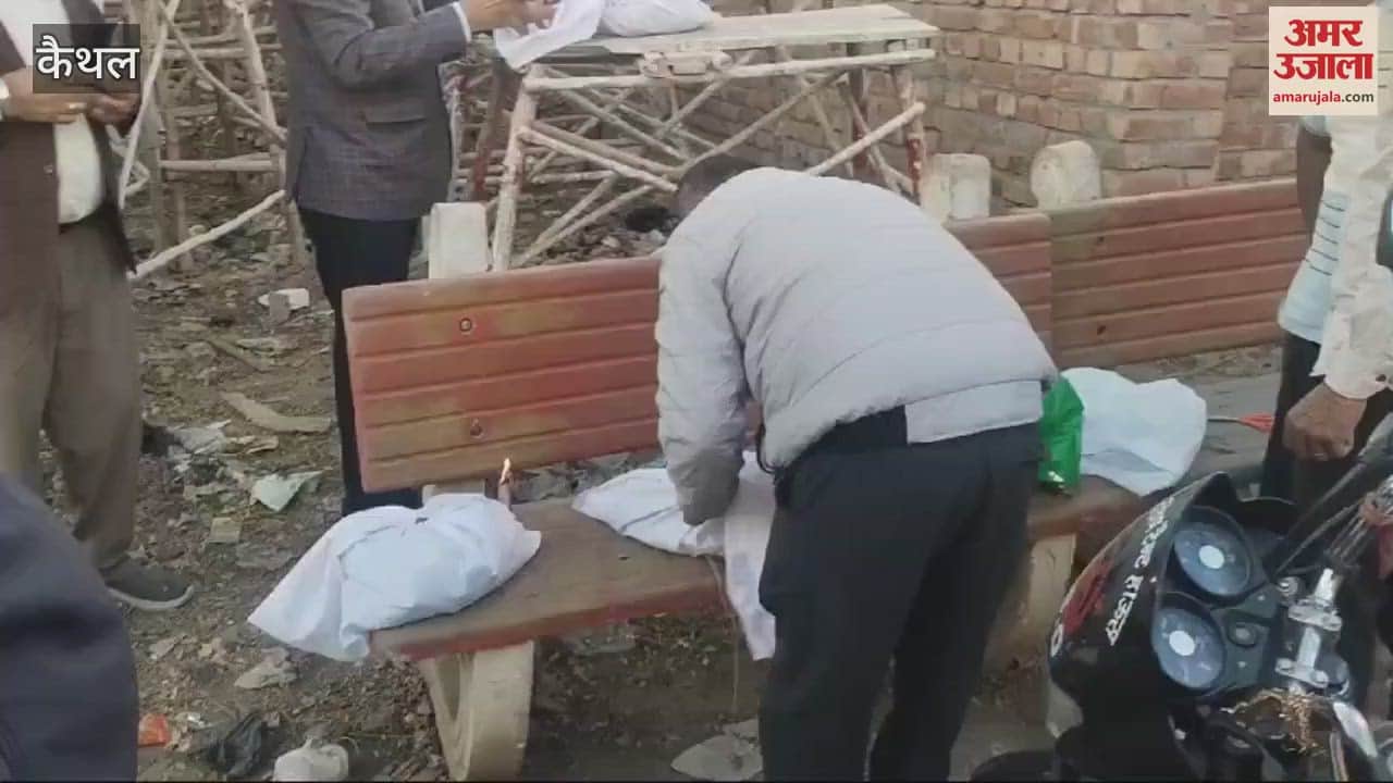 VIDEO : Nagar Parishad collected samples in the case of allegations of using substandard material in road construction in Kaithal