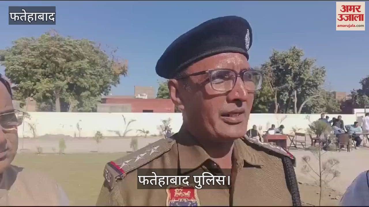 VIDEO : Block level examination on road safety conducted by police in Fatehabad