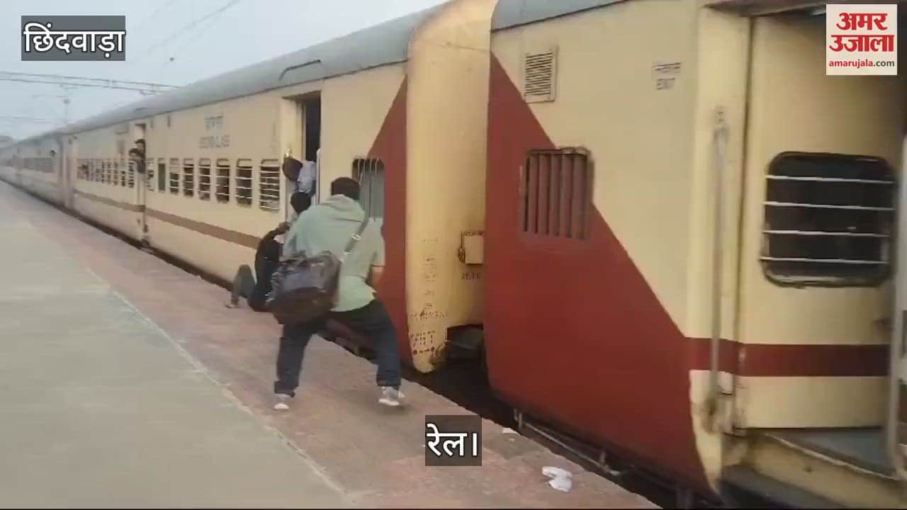 Man slips leg while boarding moving train, saves hair