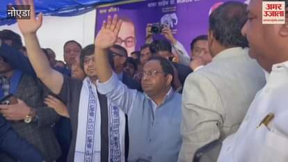 VIDEO : BSP leader Akash Anand reached Dalit Prerna Sthal.