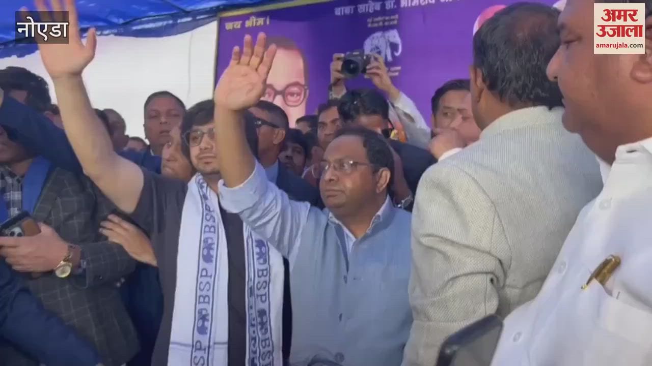 VIDEO : BSP leader Akash Anand reached Dalit Prerna Sthal.