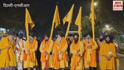 VIDEO : Nagar Kirtan started from Shishganj Gurudwara to Rakabganj Gurudwara