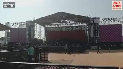 VIDEO : Singer Karan Aujla's concert in Chandigarh today