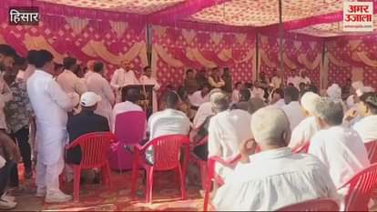 VIDEO : Kuldeep Bishnoi said in Hisar; We have a family relationship with Adampur and Nalwa, not just votes, we will develop both the constituencies