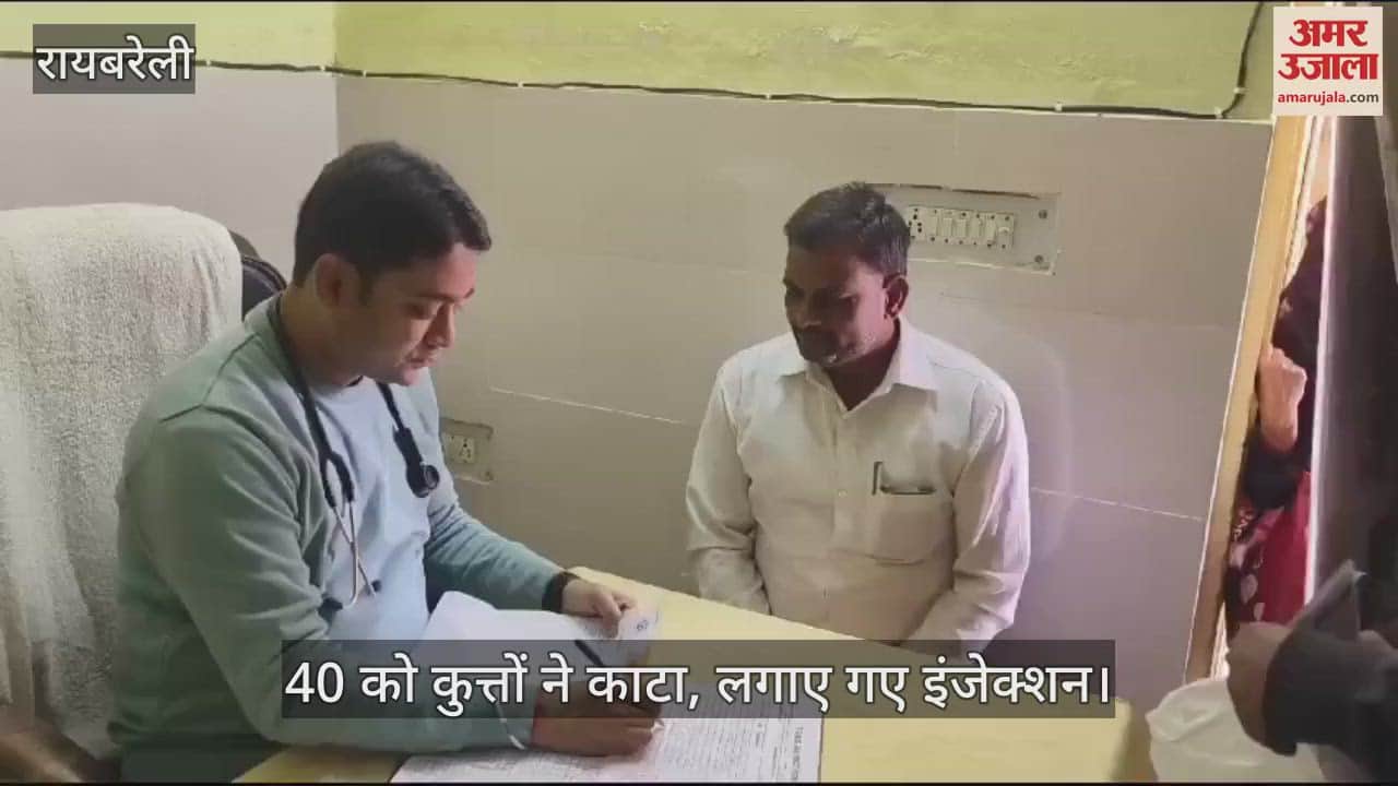 VIDEO : रायबरेली में 40 को कुत्तों ने काटा, लगाए गए इंजेक्शन