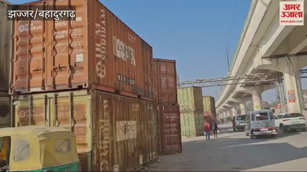 VIDEO : Delhi and Haryana police became alert in Bahadurgarh regarding the farmers' march to Delhi