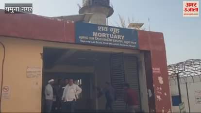 VIDEO : young man died after falling from a train in Yamunanagar, his identity could not be known