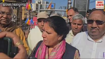 VIDEO : Congress workers paid homage to Baba Saheb in Jhajjar