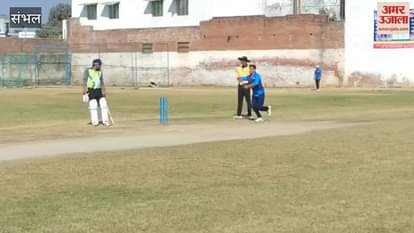 VIDEO : Young Cricket Club defeated CSK by 76 runs with brilliant batting, tournament in Chandausi