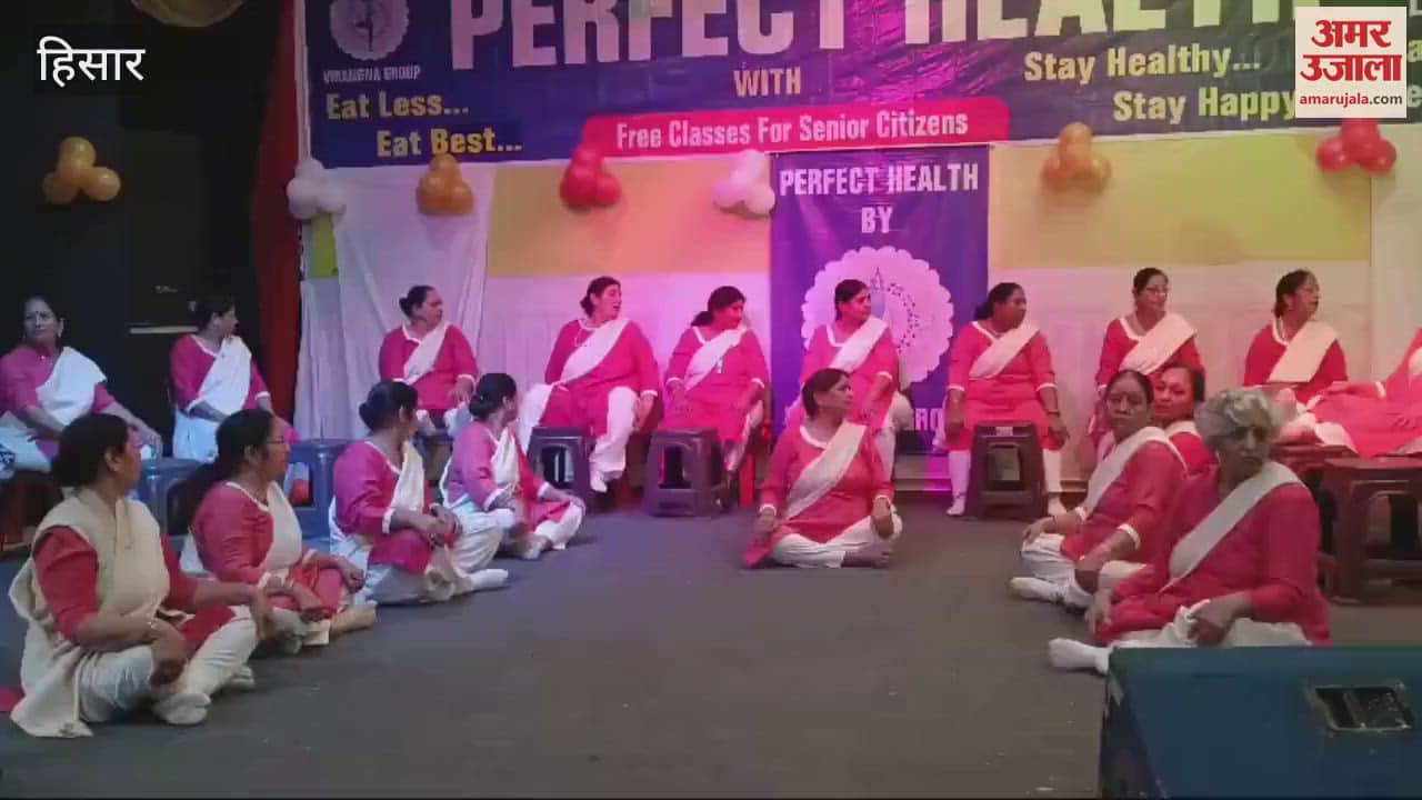 VIDEO : Awareness about health was created through dance and song in Hisar