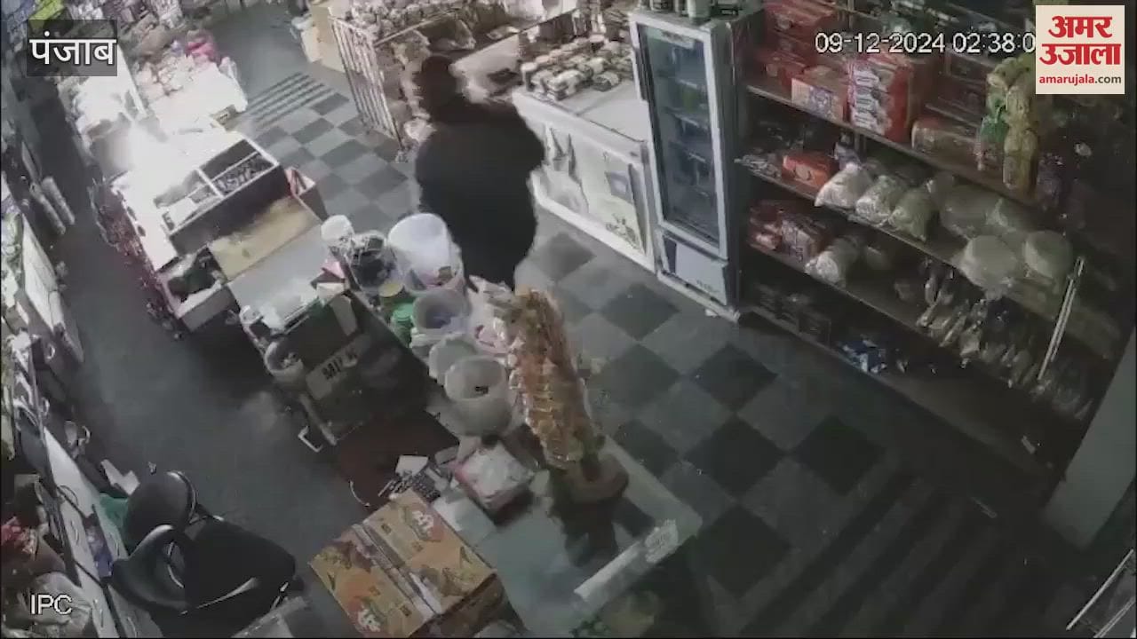 VIDEO : काजू, बादाम, पिस्ता ले उड़े चोर, सीसीटीवी में कैद