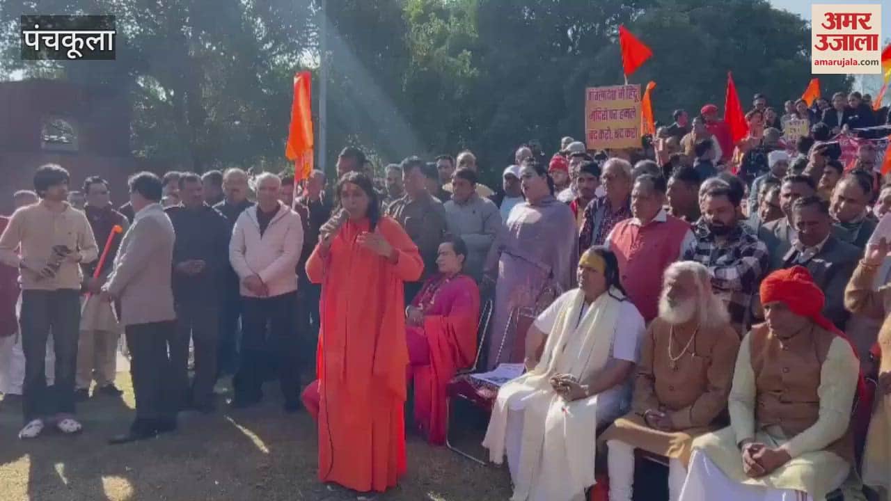 VIDEO : Sanatan Suraksha Manch organized a peace march against the atrocities on Hindus in Bangladesh