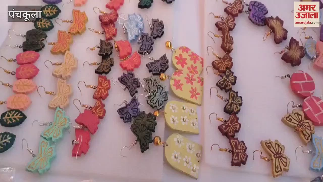VIDEO : Clay jewellery displayed in the exhibition of International Gita Festival