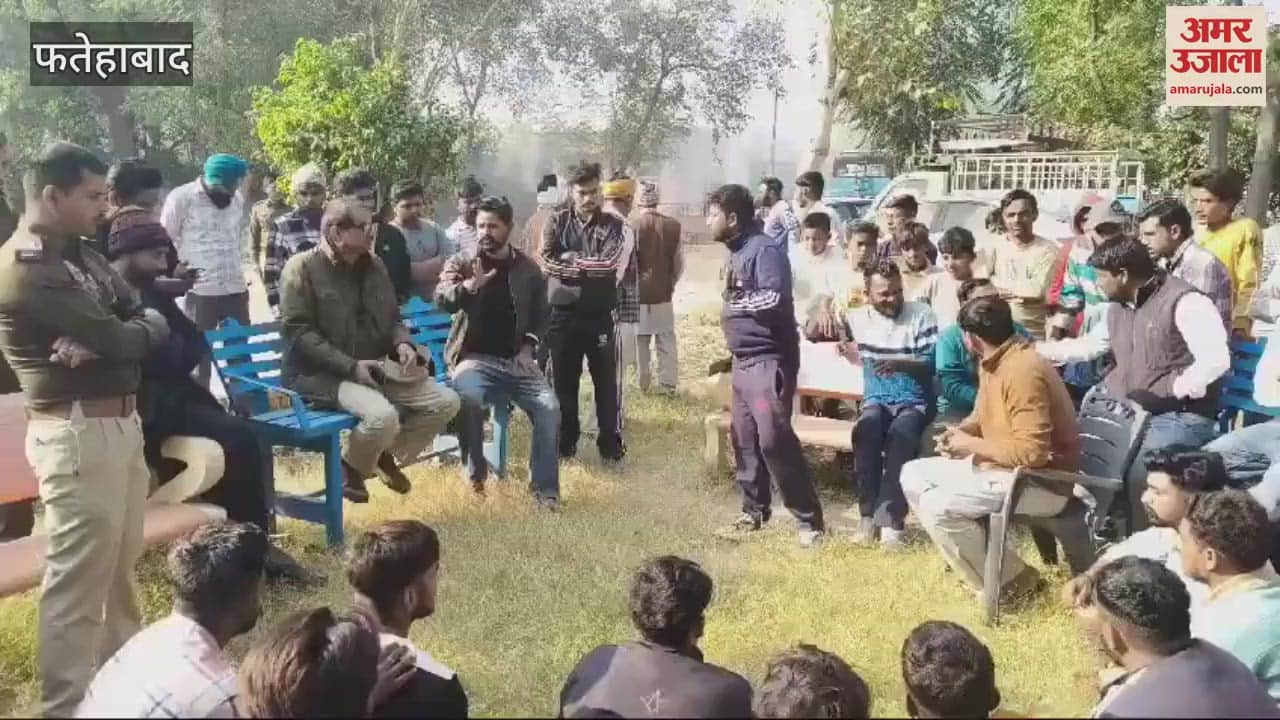 VIDEO : People mobilized against drug abuse in Jakhal, reached police station and demanded action against drug smugglers