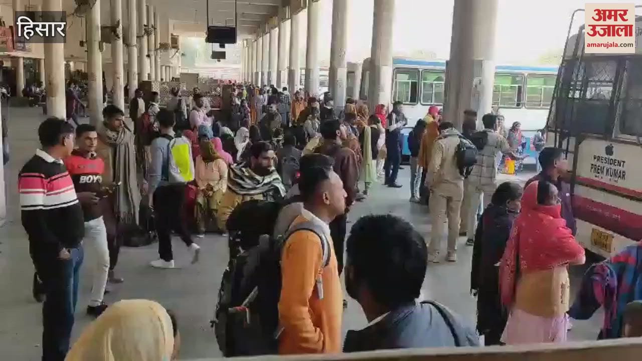 VIDEO : हिसार में लोकल से लेकर लंबे रूट पर यात्रियों को नहीं मिली बस