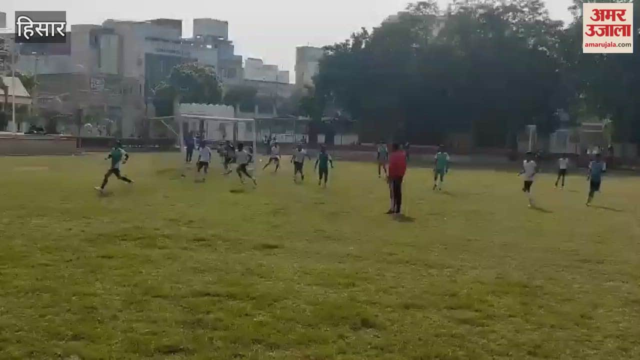 VIDEO : Players of Jat College and Masudpur A team clashed in the two-day district level championship in Hisar